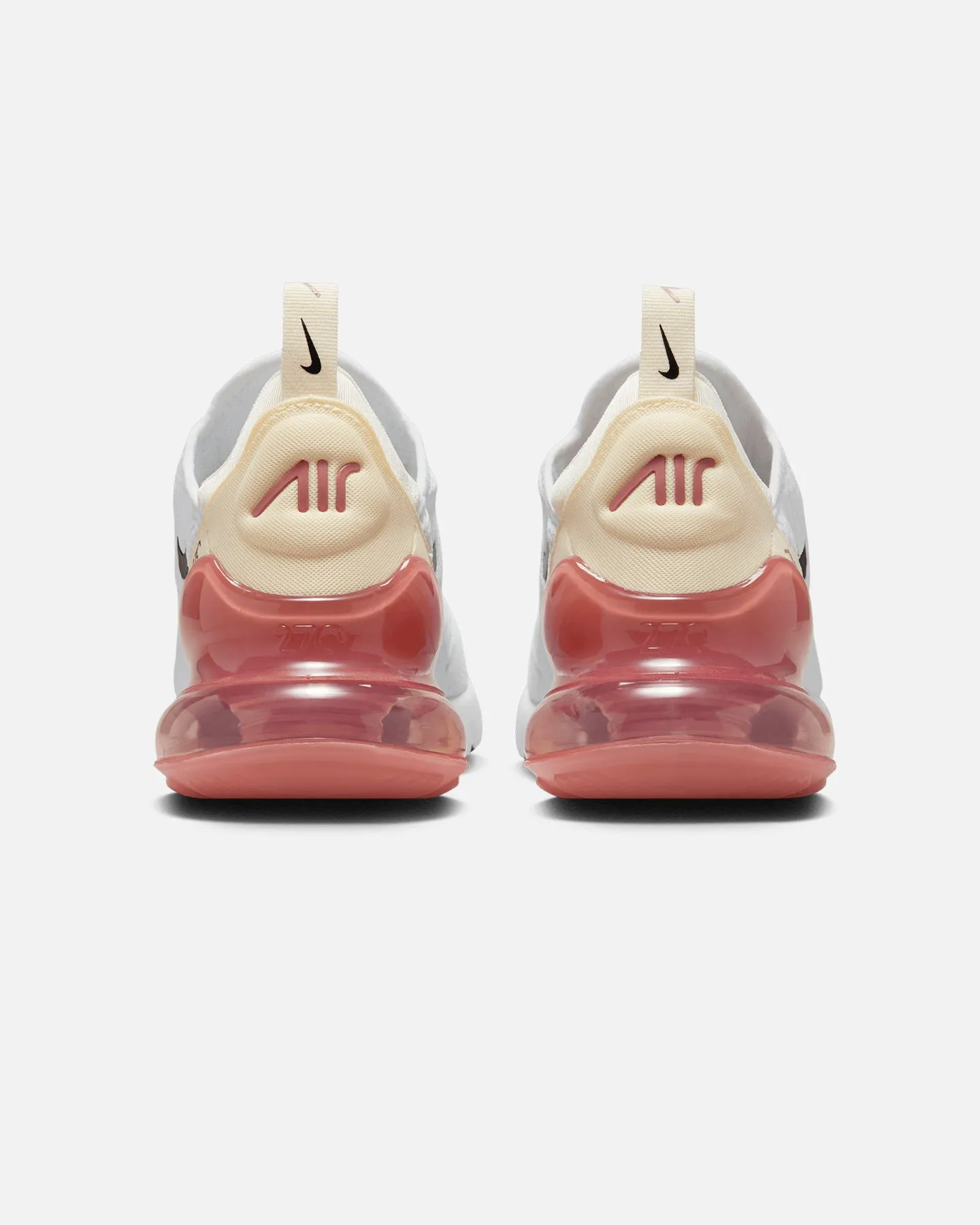 Nike Women's Air Max 270 White/Black- Pale Ivory Durable Material