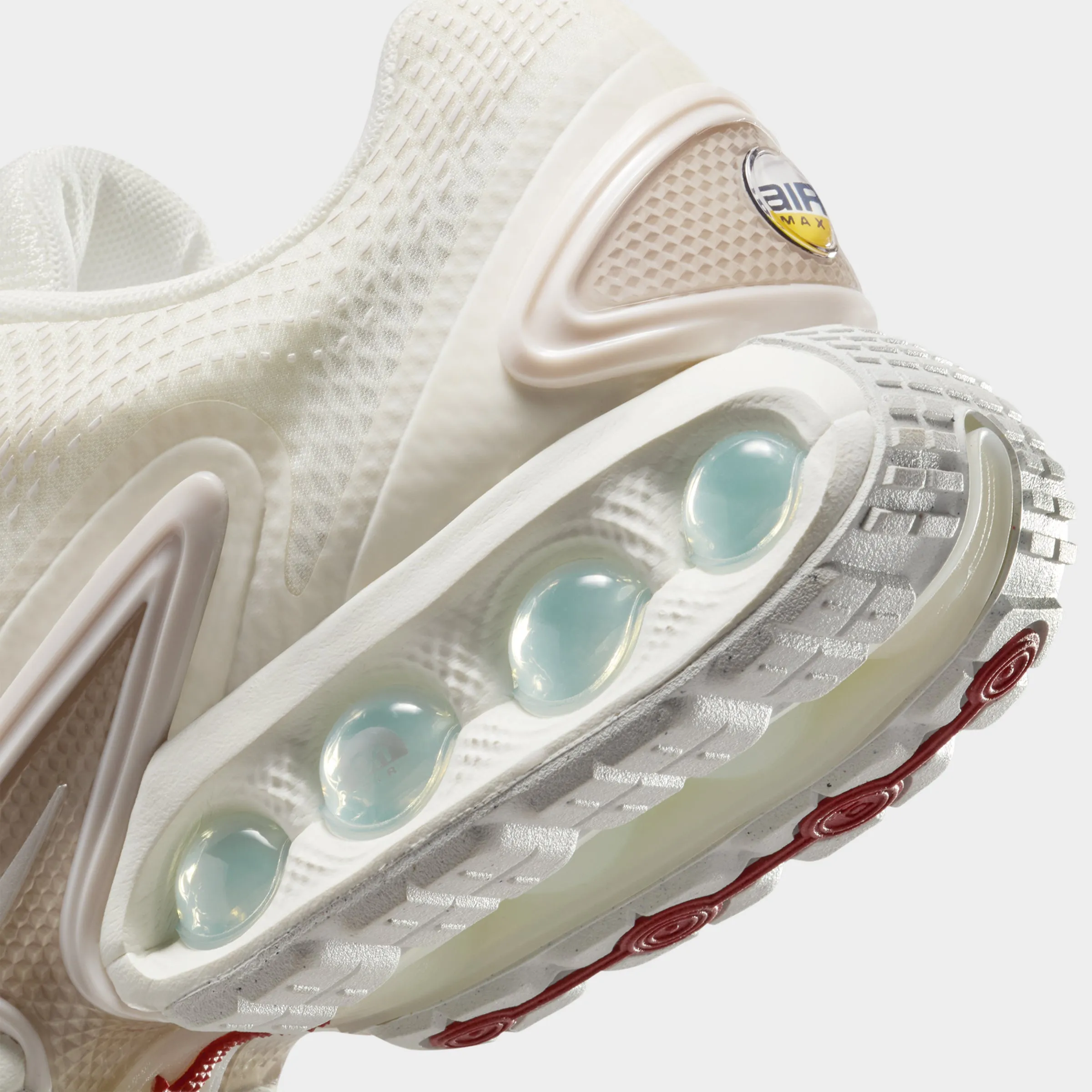 Nike Women's Air Max DN SE Sail / Light Soft Pink - Fossil Stone Jogging Ease Grab Quick