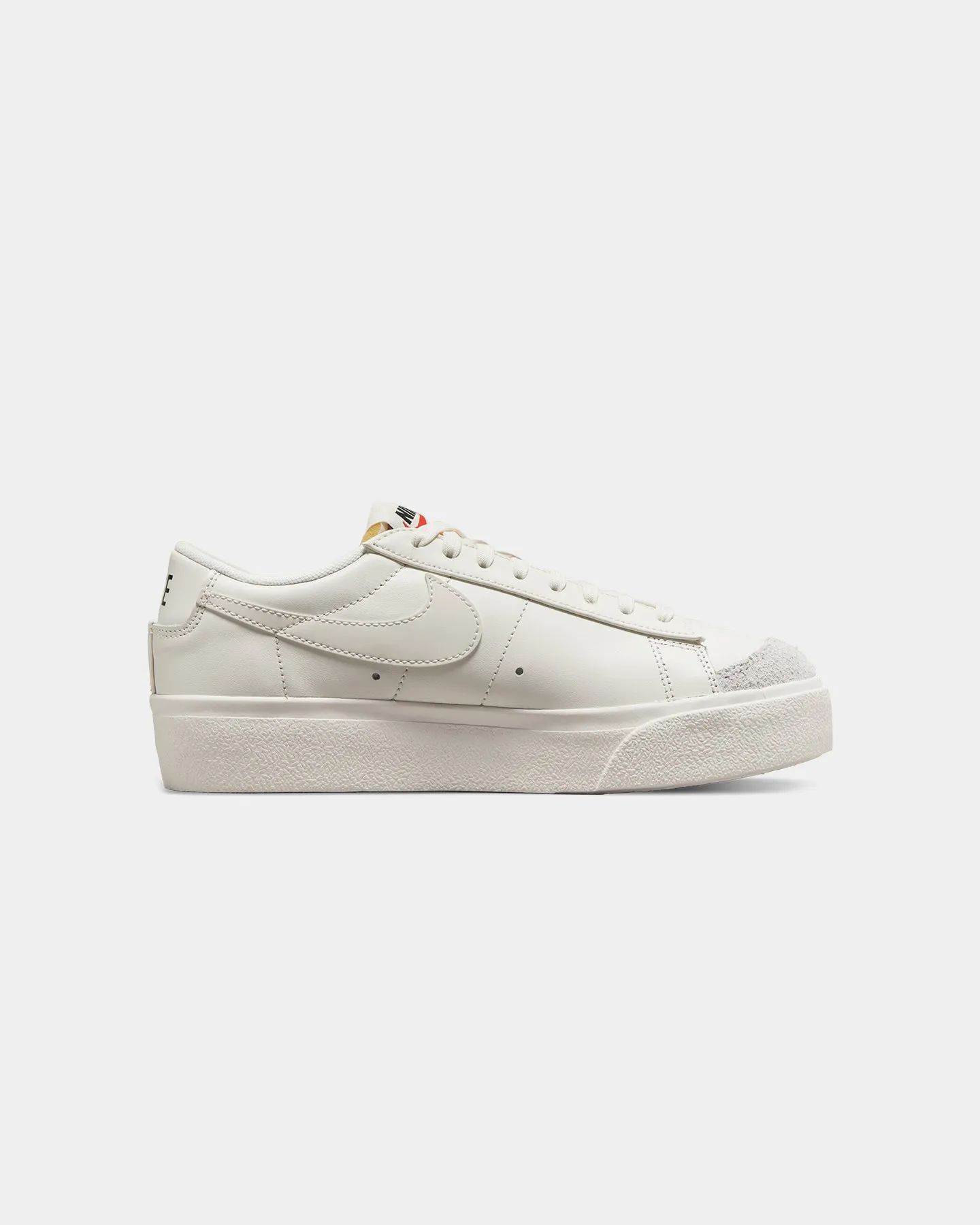 back - zip Structured ease Nike Women's Blazer Low Platform Sail/Sail