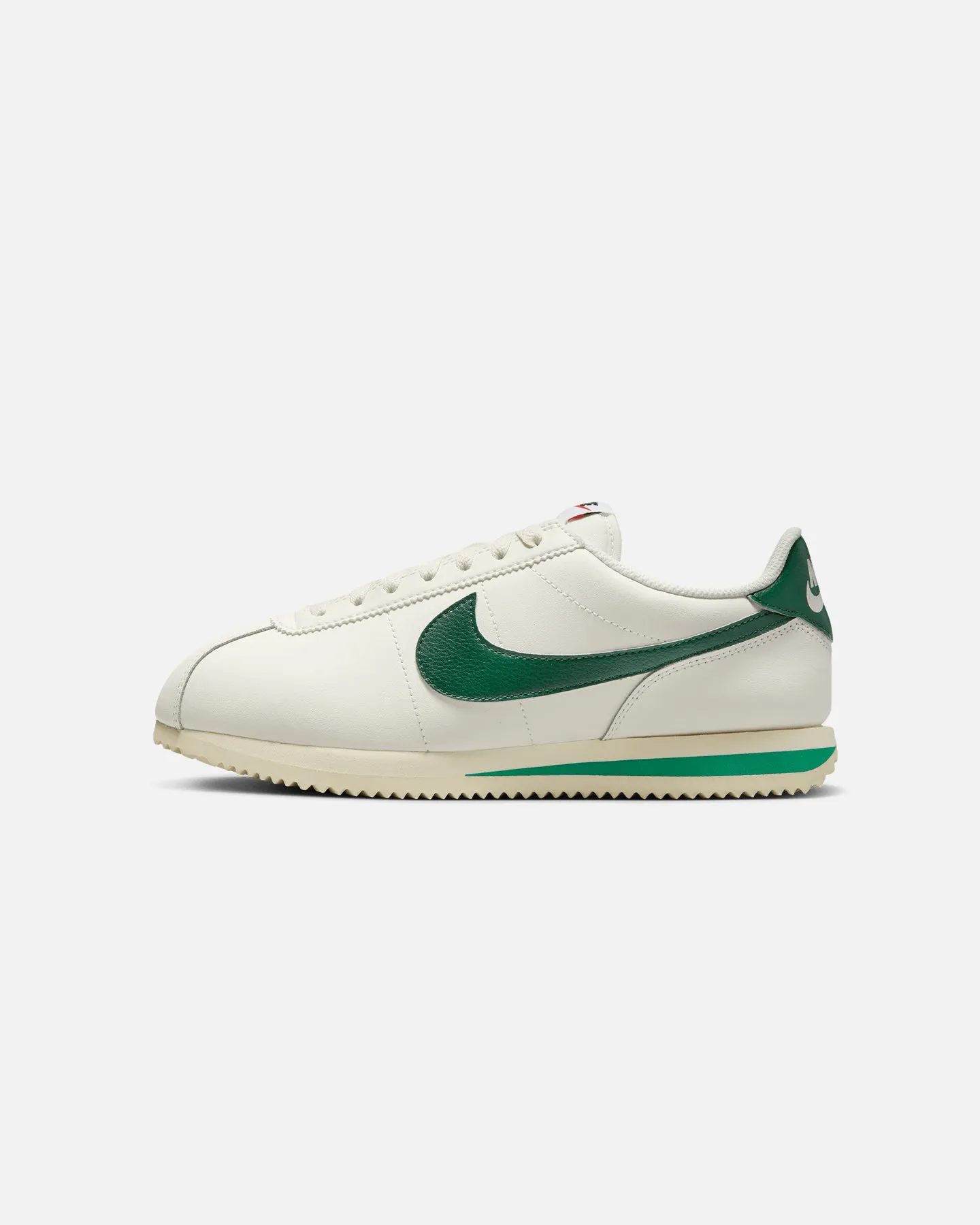 Nike Women's Cortez Sail/Gorge Green Ultra-soft sole