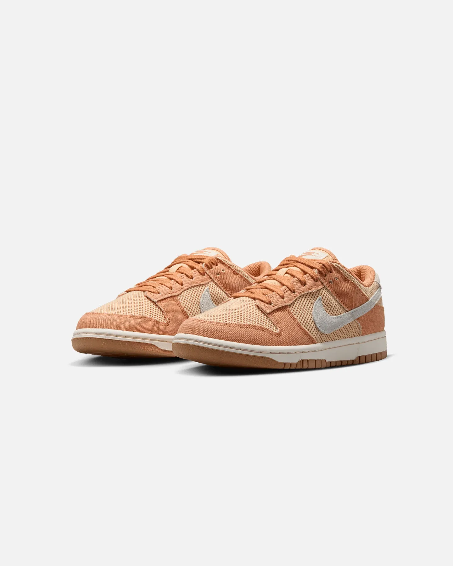 Nike Women's Dunk Low Next Nature SE "Summer" Amber/Pale Ivory Slippers suede - type