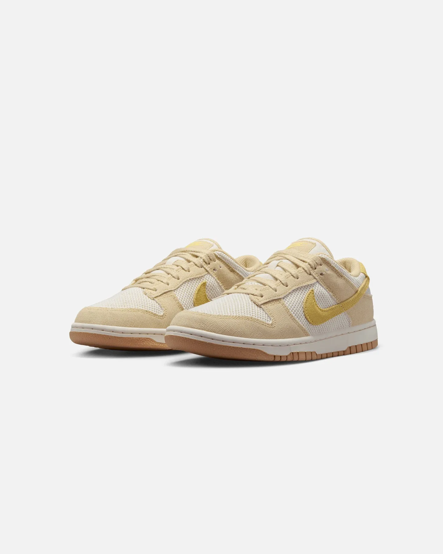 lightweight user Nubuck Nike Women's Dunk Low Next Nature SE "Summer" Team Gold/Soft Yellow-Pale Ivory