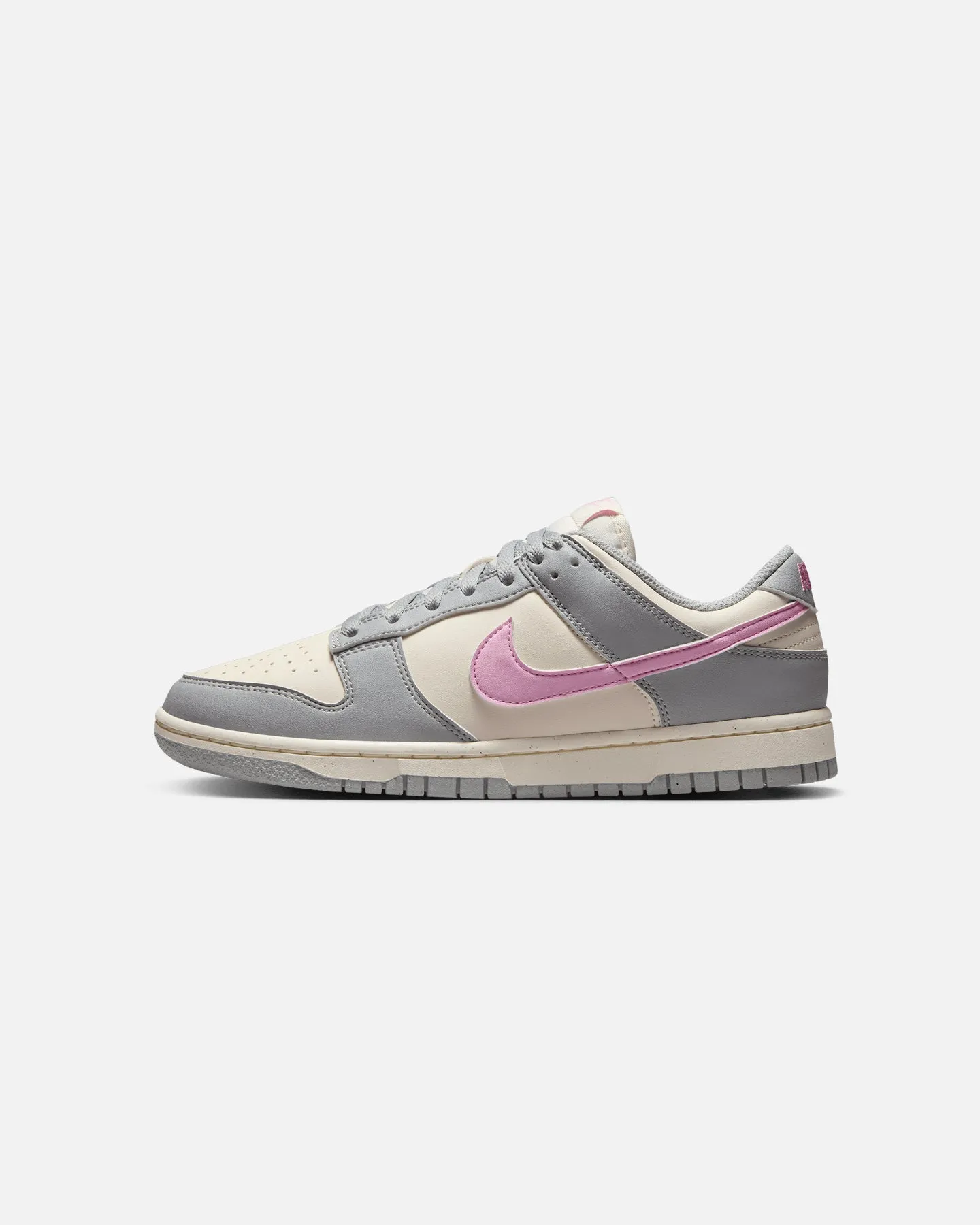 Nike Women's Dunk Low Next Nature Smoke Grey/Pink Rise lightest most cushioned