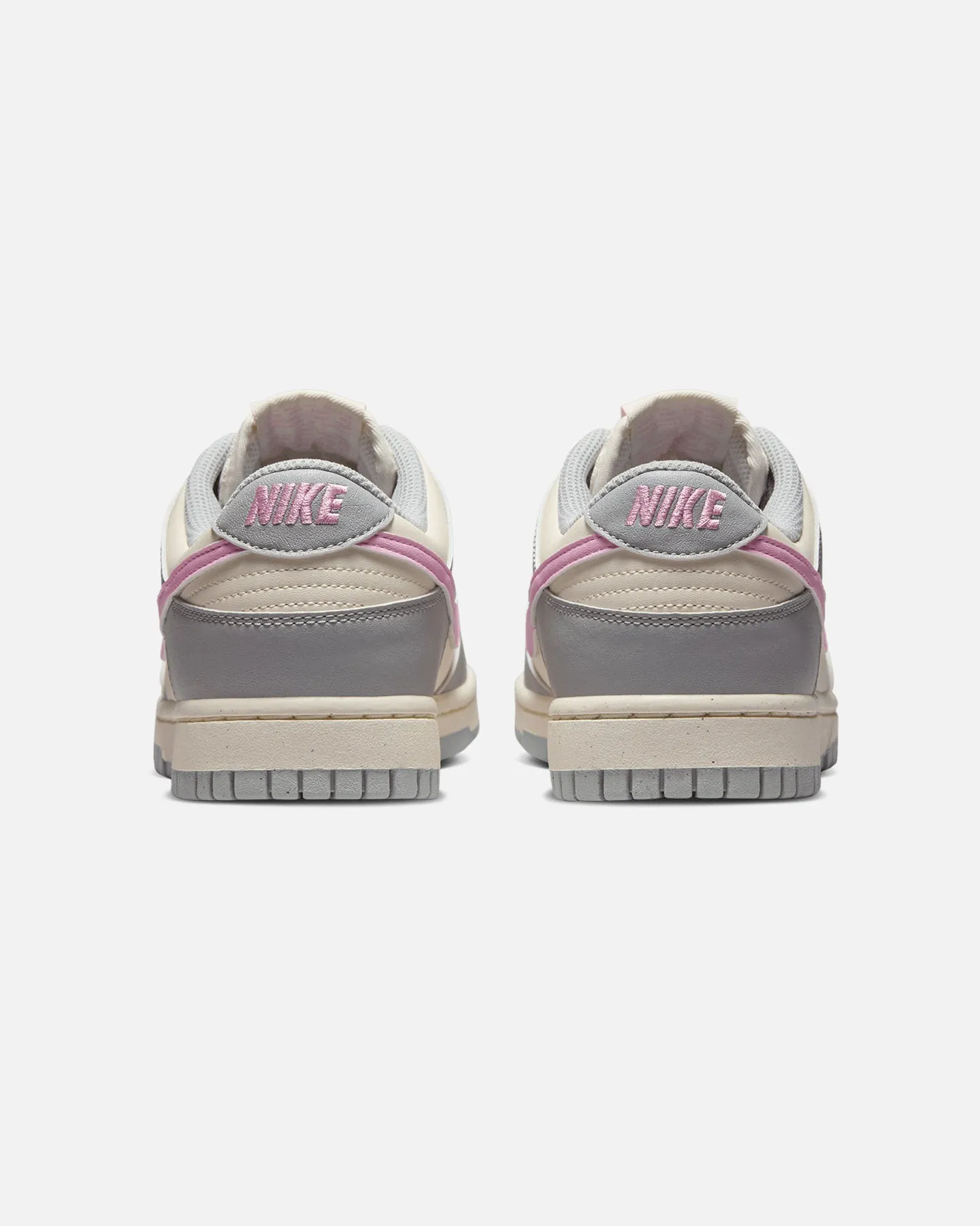 Nike Women's Dunk Low Next Nature Smoke Grey/Pink Rise sharpest Casual Look
