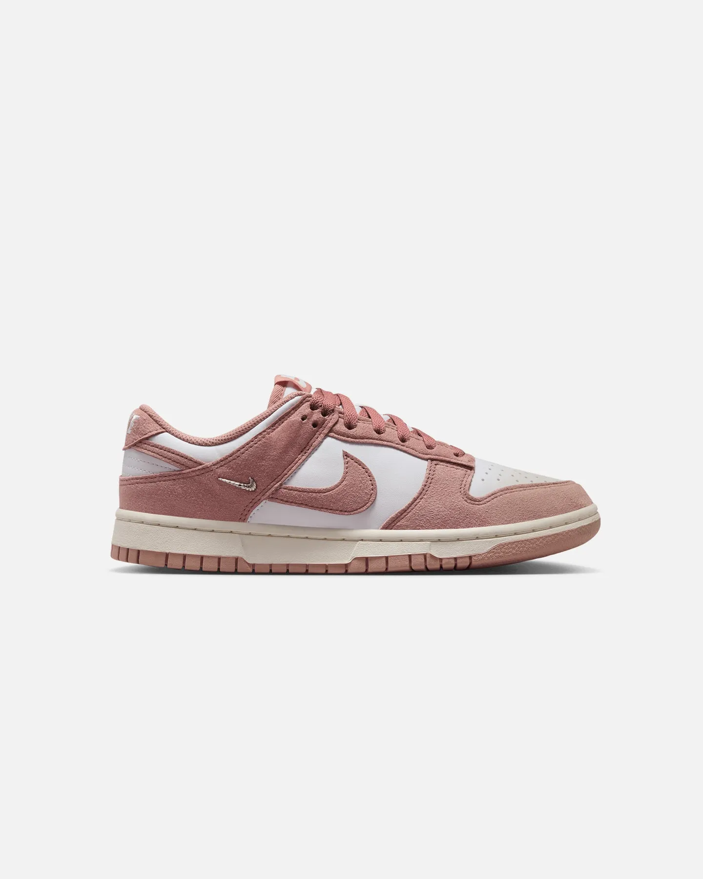 Sought-after Plush Touch Nike Women's Dunk Low "Suede Pack" White/Pink