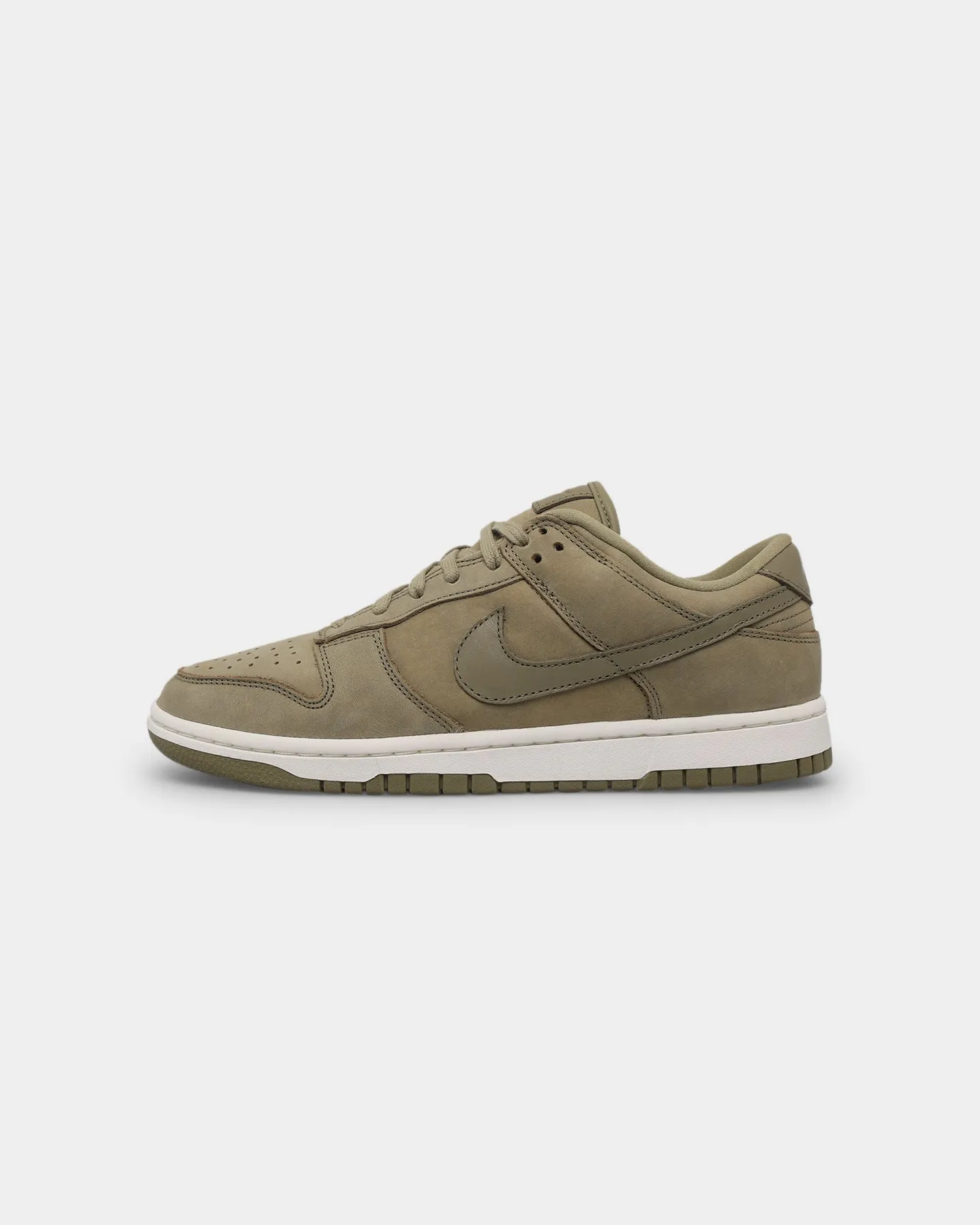 Lightweight Sole Luxe Touch Nike Women's Nike Dunk Low Premium Suede Neutral Olive