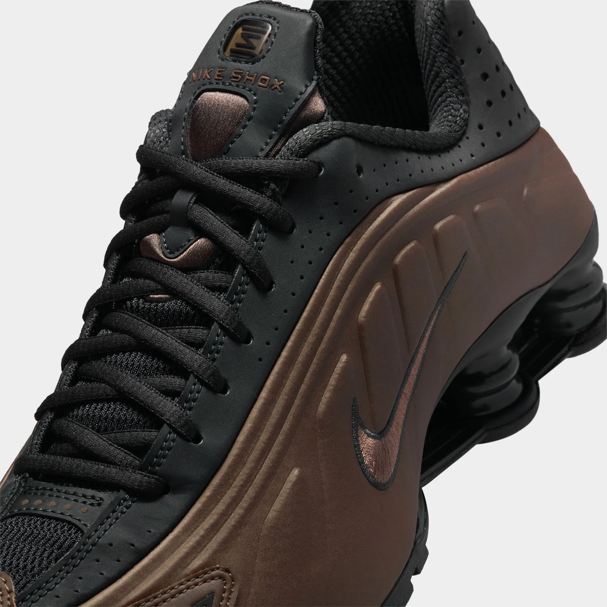 Nike Women's Shox R4 Off Noir / Off Noir - Ironstone Balanced Step
