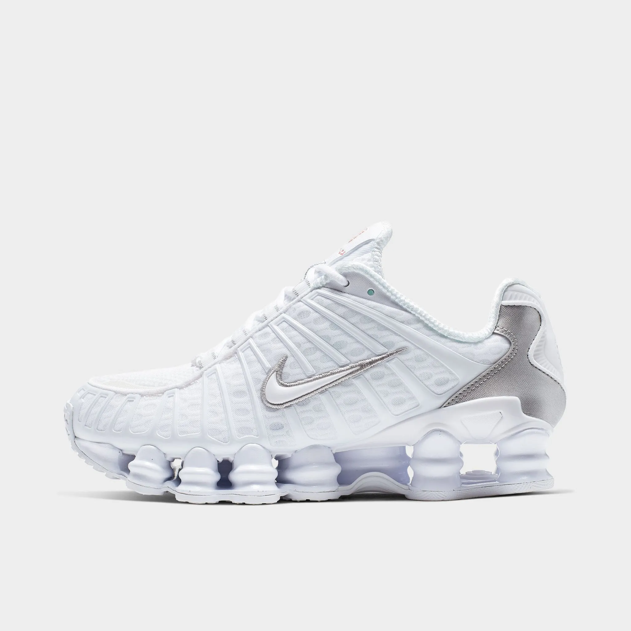Comfortable Step Shoes Nike Women's Shox TL White / White - Metallic Silver