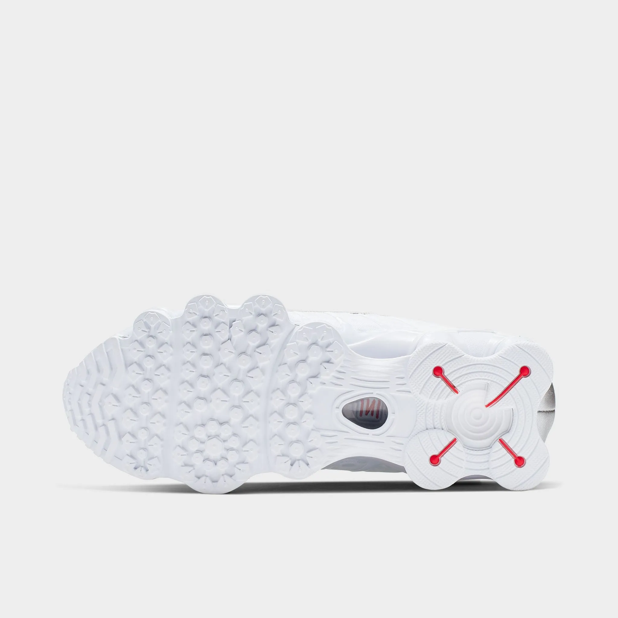 Nike Women's Shox TL White / White - Metallic Silver Cushioned Walk