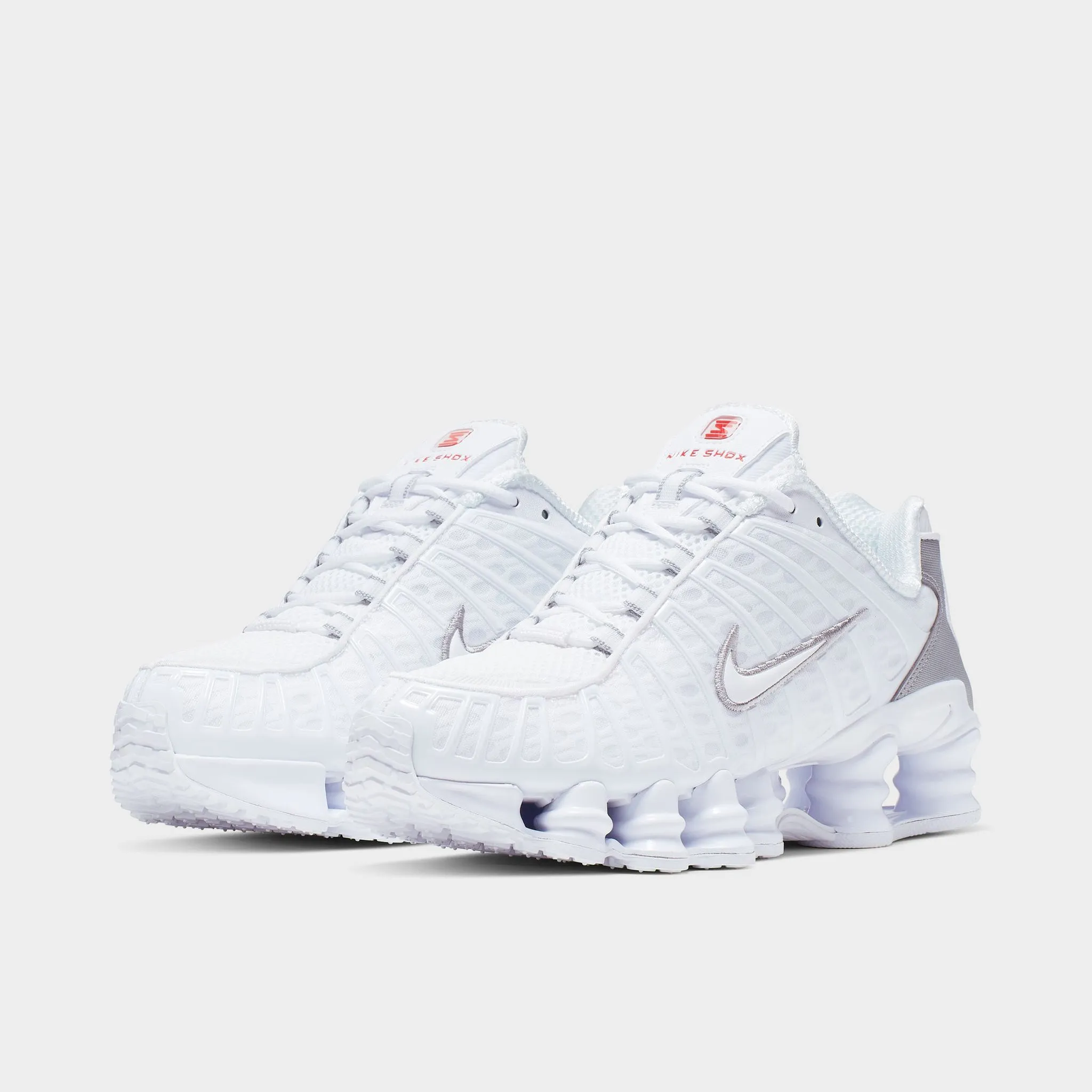 Moon Tone Nike Women's Shox TL White / White - Metallic Silver