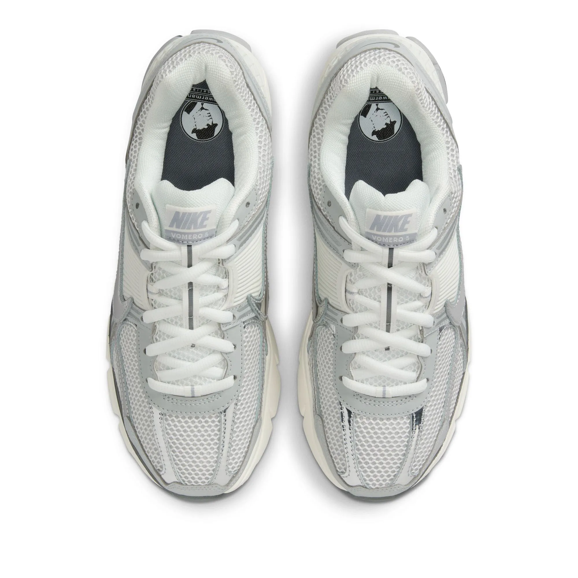 Nike Zoom Vomero 5 - Summit White/Metallic Silver Smooth Siding