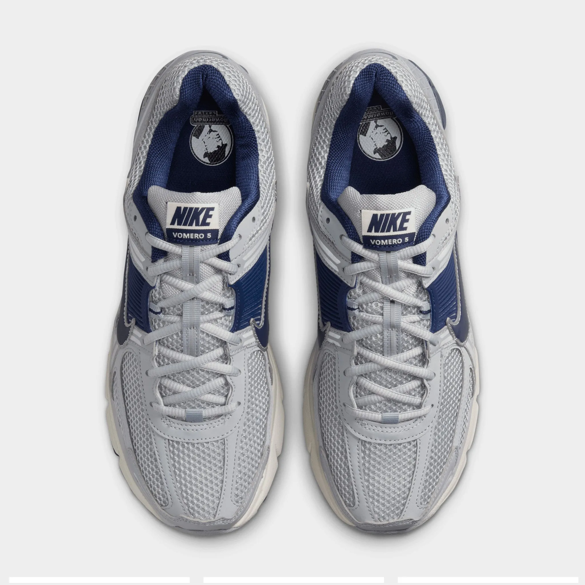 Reel Fit Memory   foam Nike Zoom Vomero 5 Vast Grey / Blue Void - Wolf Grey