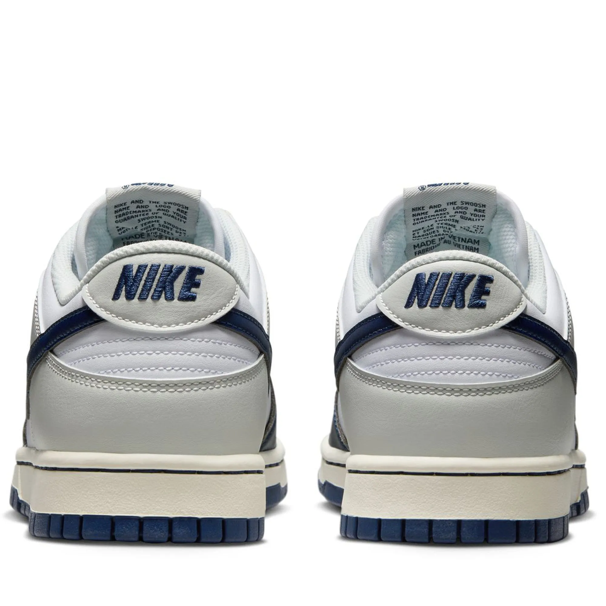 Nike Dunk Low Retro - White/Midnight Navy Dynamic Arch Cushion