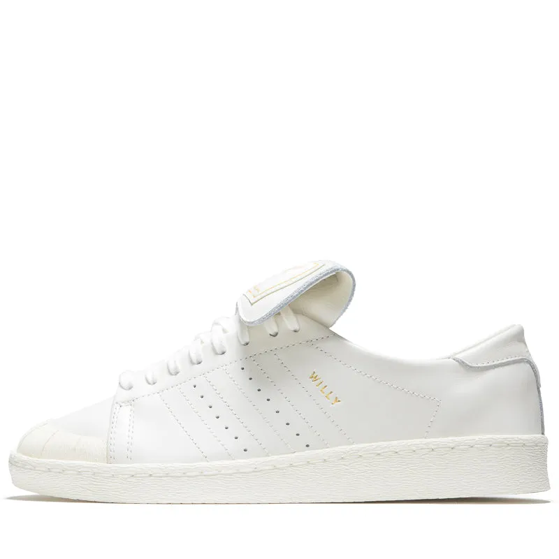 Willy Chavarria x Adidas Jabbar Low - Off White/Gold Metallic Slim flair