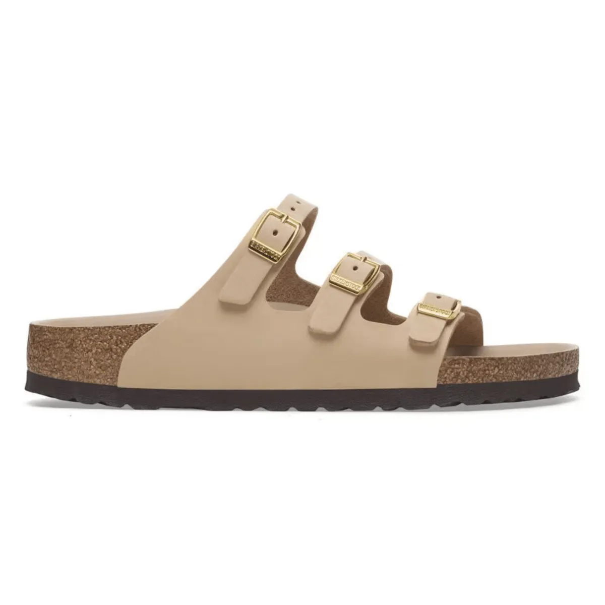 WideToeBox Birkenstock Women's Florida Sandcastle Nubuck