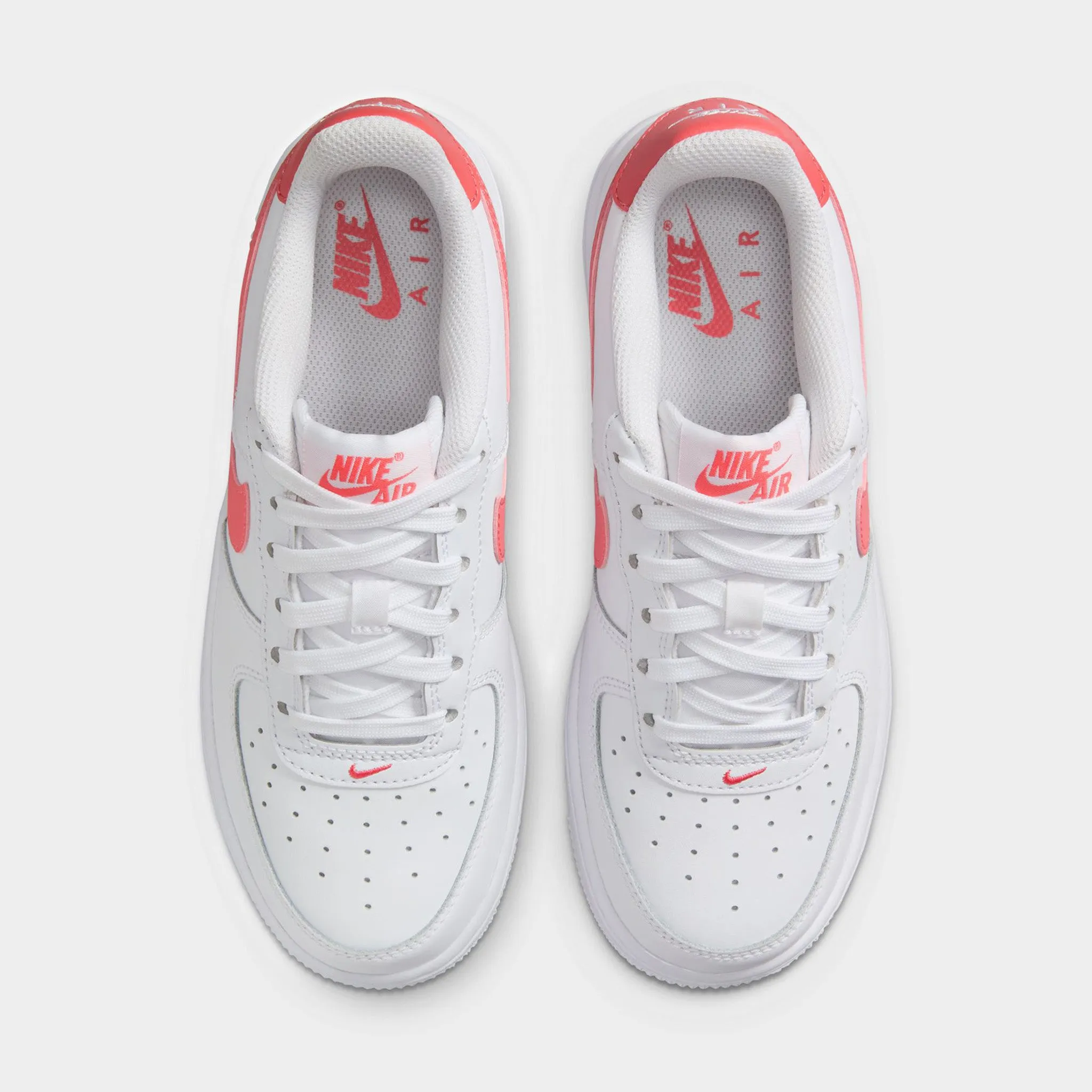 Nike Air Force 1 GS White / Magic Ember Peak Jog