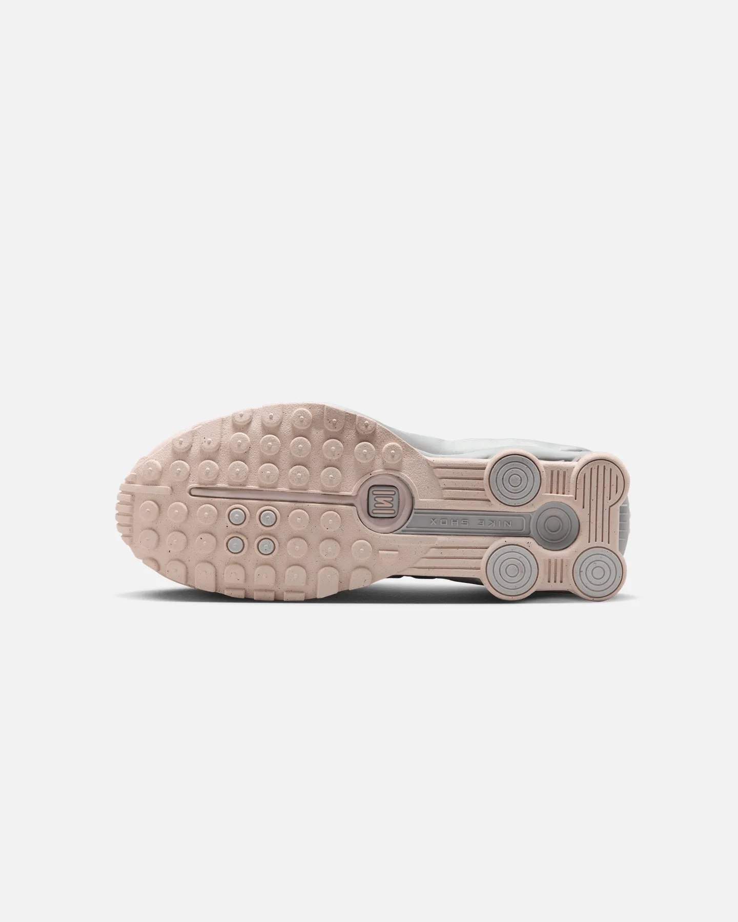 All-day arch Breathable Material Nike Women's Shox R4 Barely Rose/Metallic Platinum