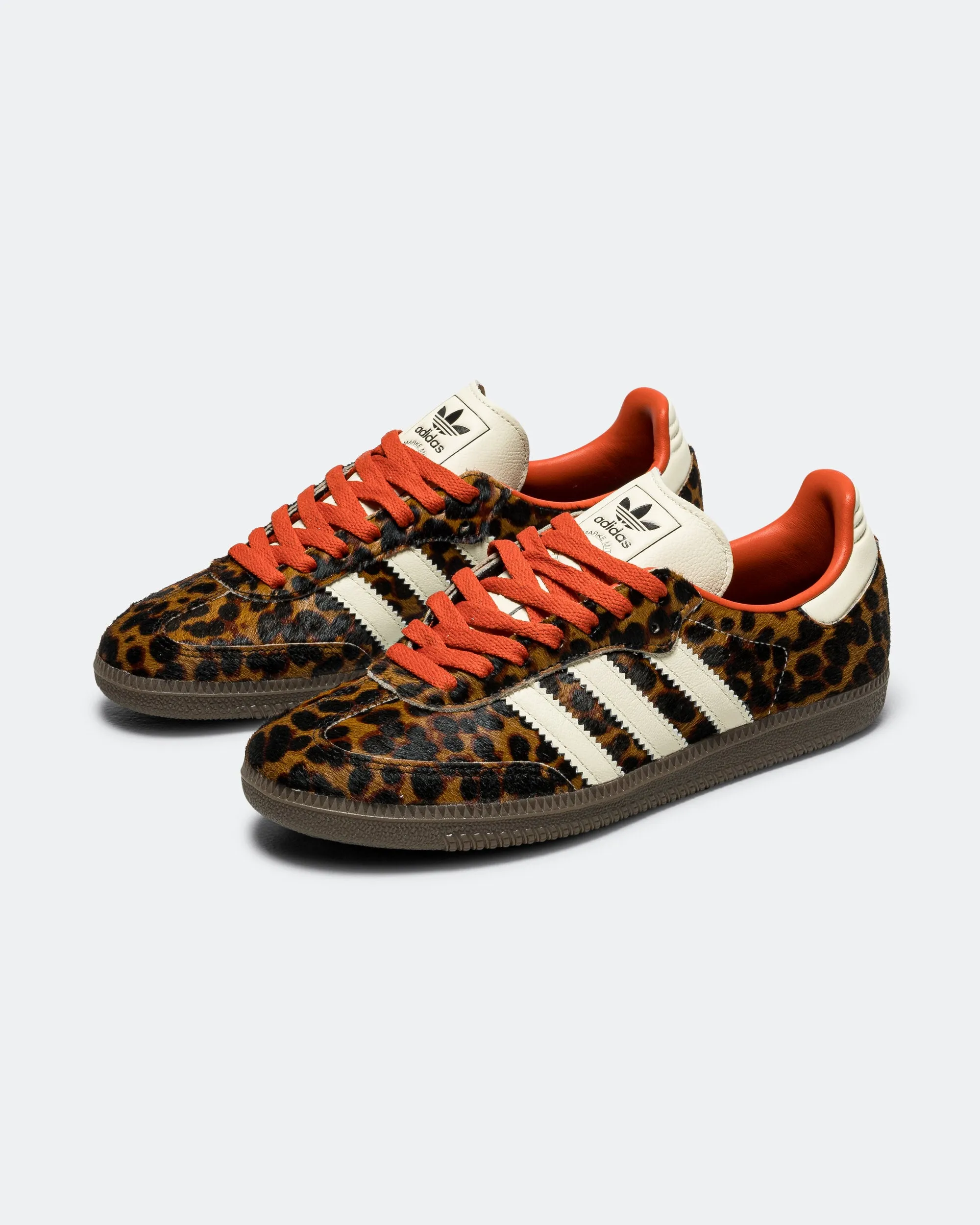Womens Samba OG - Core Black/Preloved Red-Cream White Footwear Tech Abrasion Guard