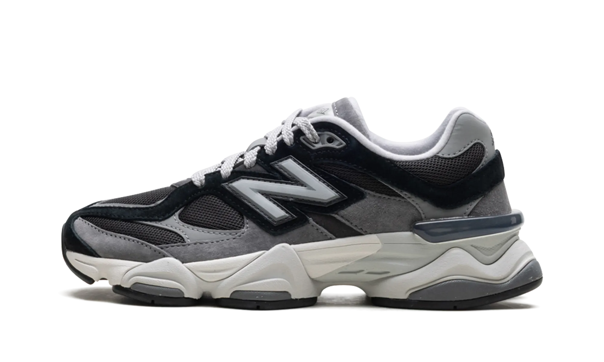 running on a synthetic track shoes 9060 "Black Grey"