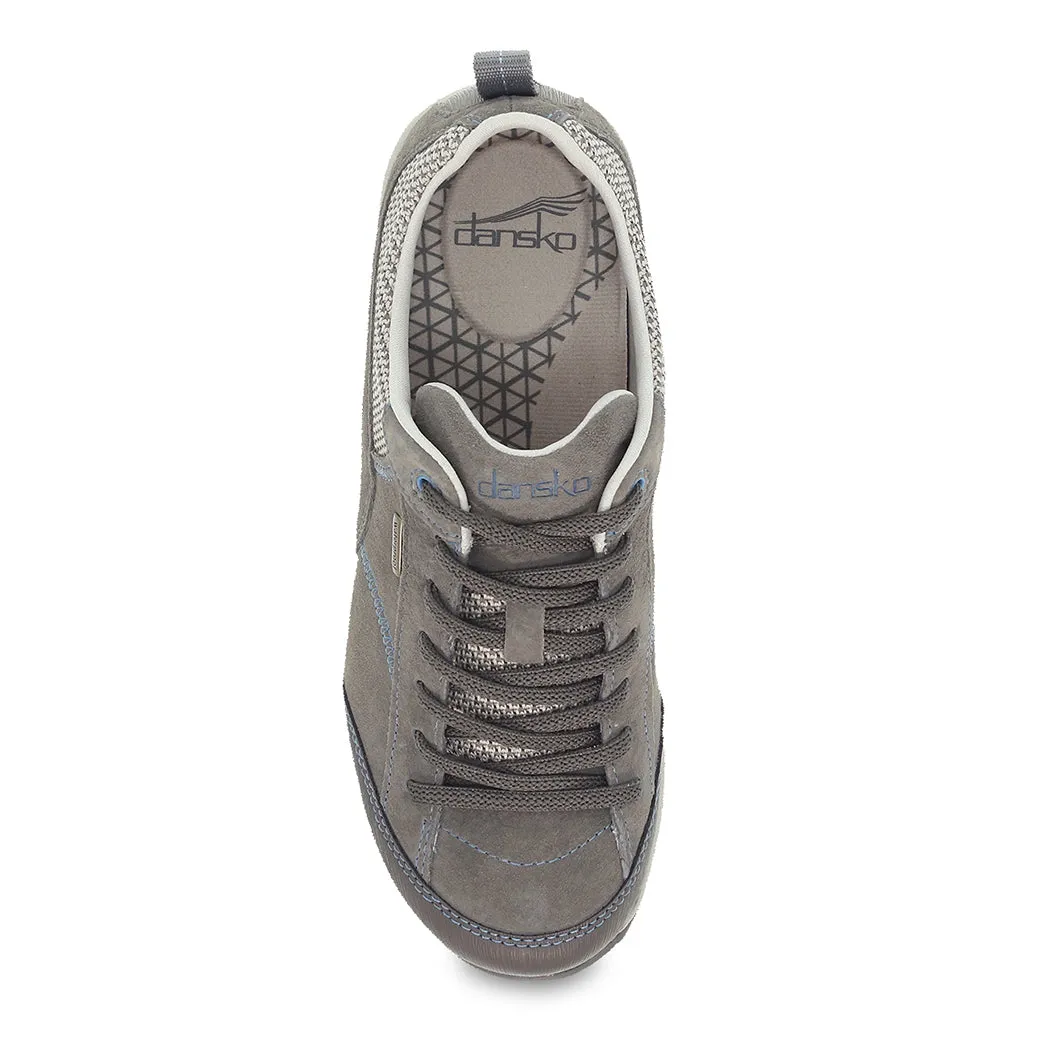 Non slip grip Womens Dansko Paisley Wide in Grey