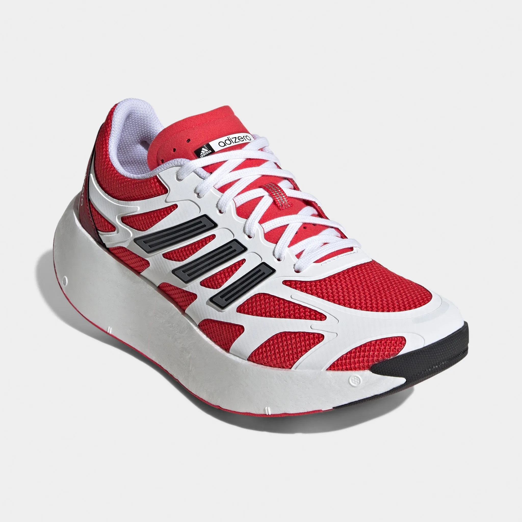 adidas Adizero Aruku Footwear White / Pure Ruby - Core Black Foot Friendly