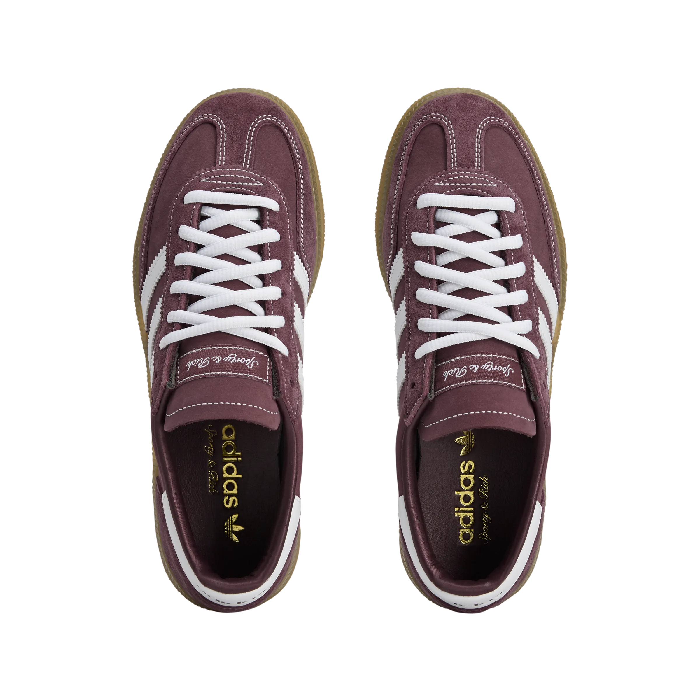 avid cyclists partygoers   Sporty & Rich Handball Spezial 'Merlot'