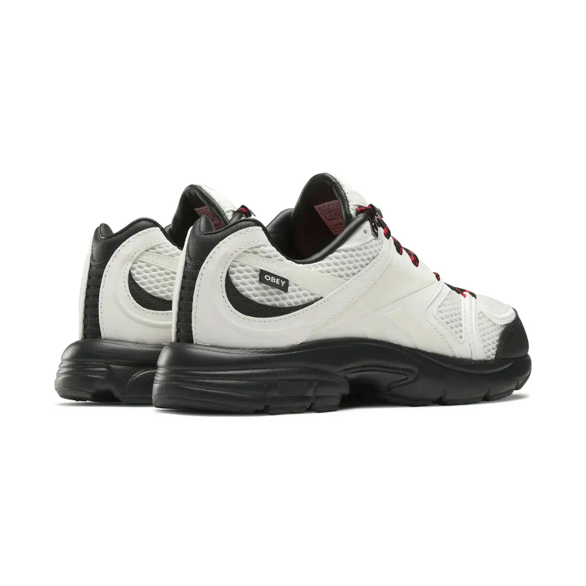 casual dancers' footwear   OBEY Premier Road Plus VI 'Chalk Black Red'