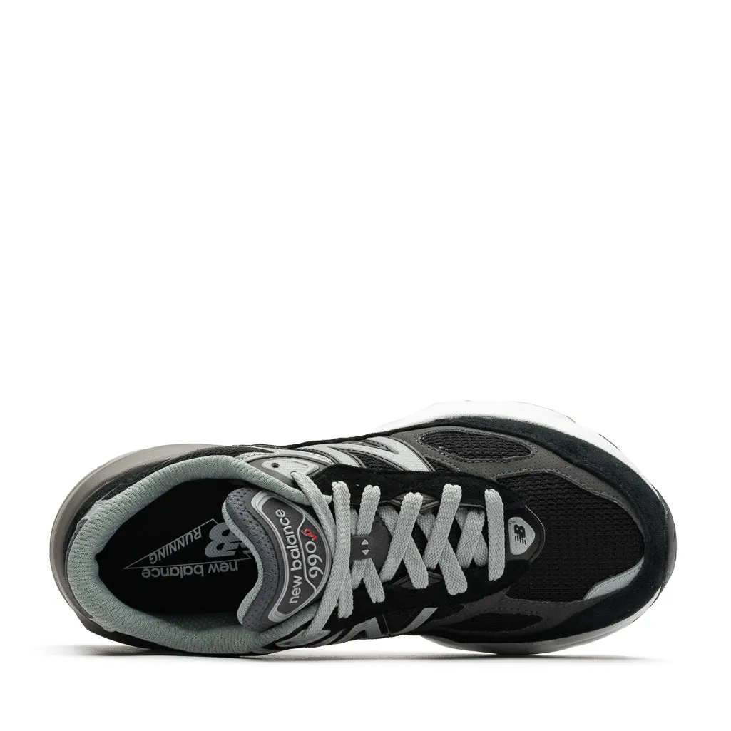 New Balance FuelCell 990v6 (GS) - Black/Silver Airflow Optimization Smart Lifestyle