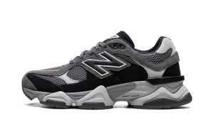 9060 "Black / Casterock" quality shoes running on a treadmill at home shoes