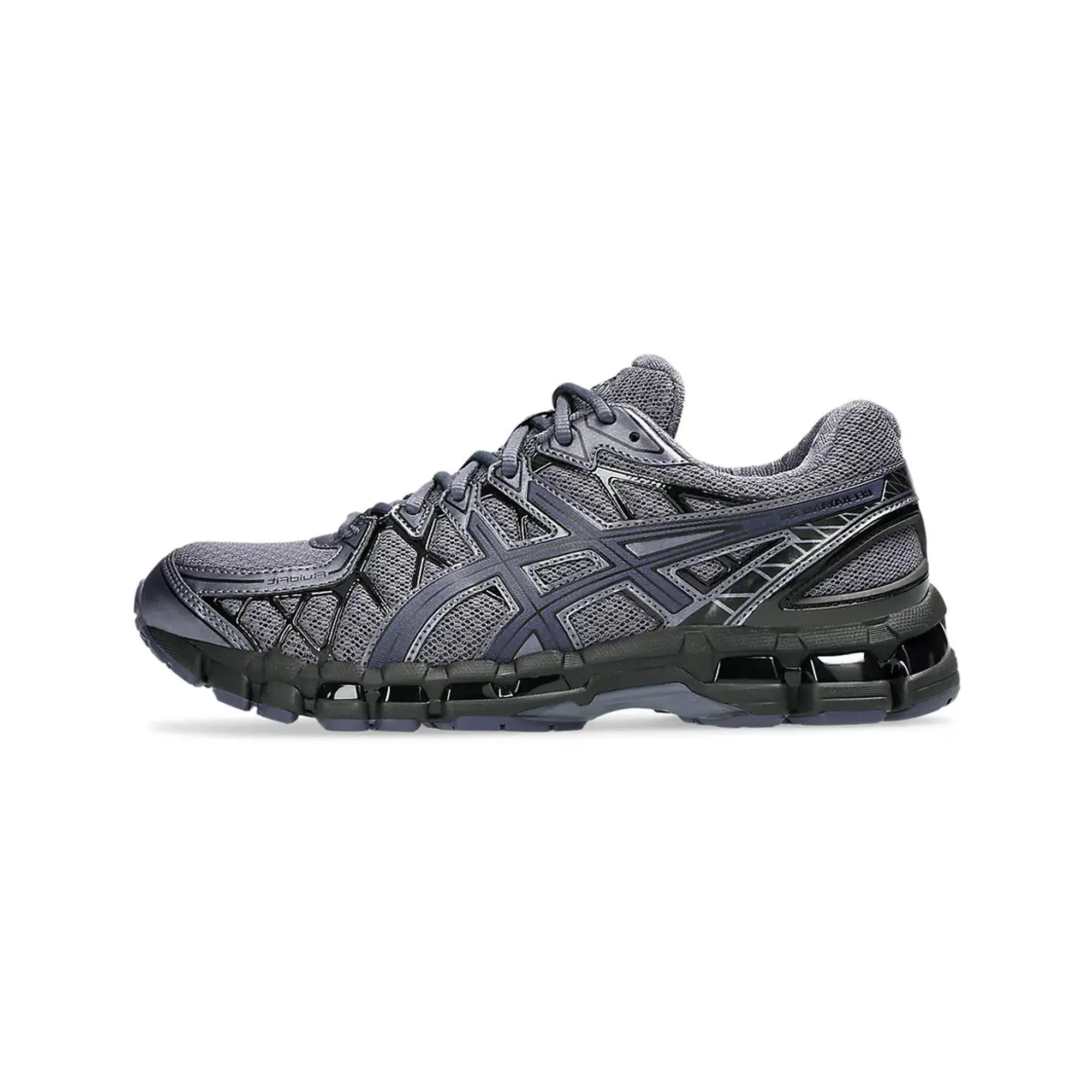 ASICS Gel-Kayano 20 'Indigo Fog / Black' monochrome - design shoes fencing shoes
