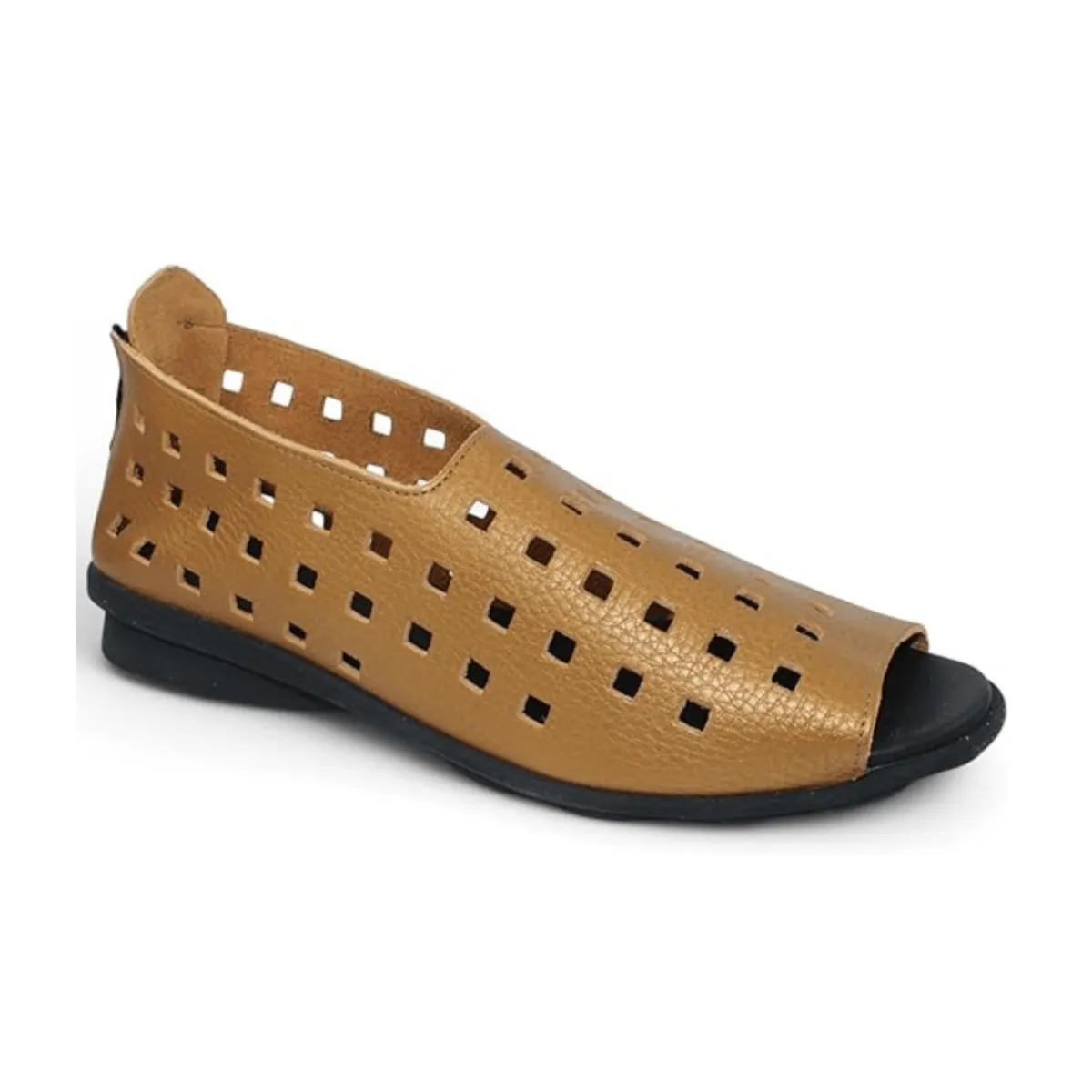 Arche Women's Drick Metallic Solar Mahogany/Black Leather Suede Touch