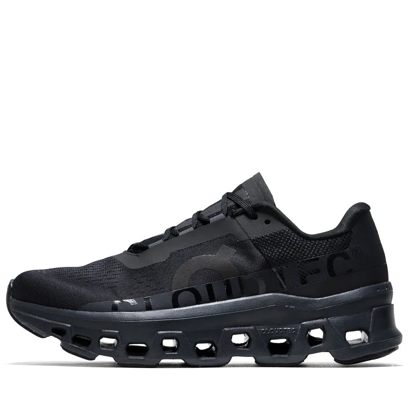 On Cloudmonster - All Black Ergonomic Footbed Classic Design