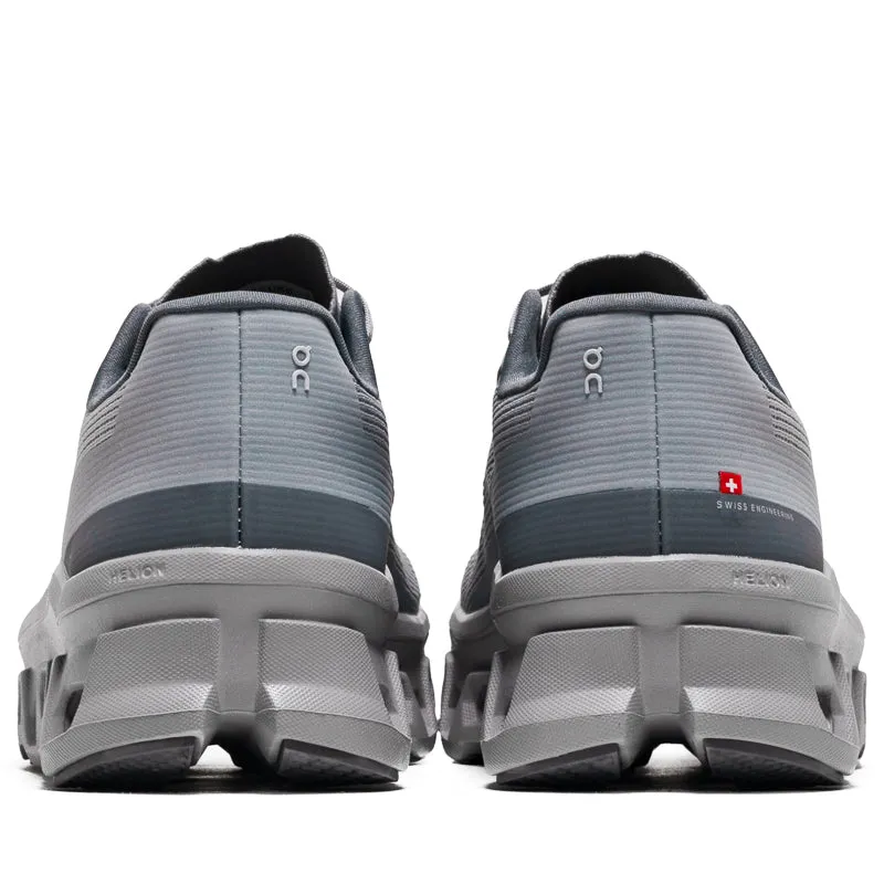 On Cloudmonster Void - Alloy/Glacier Flex Step Foot Tech