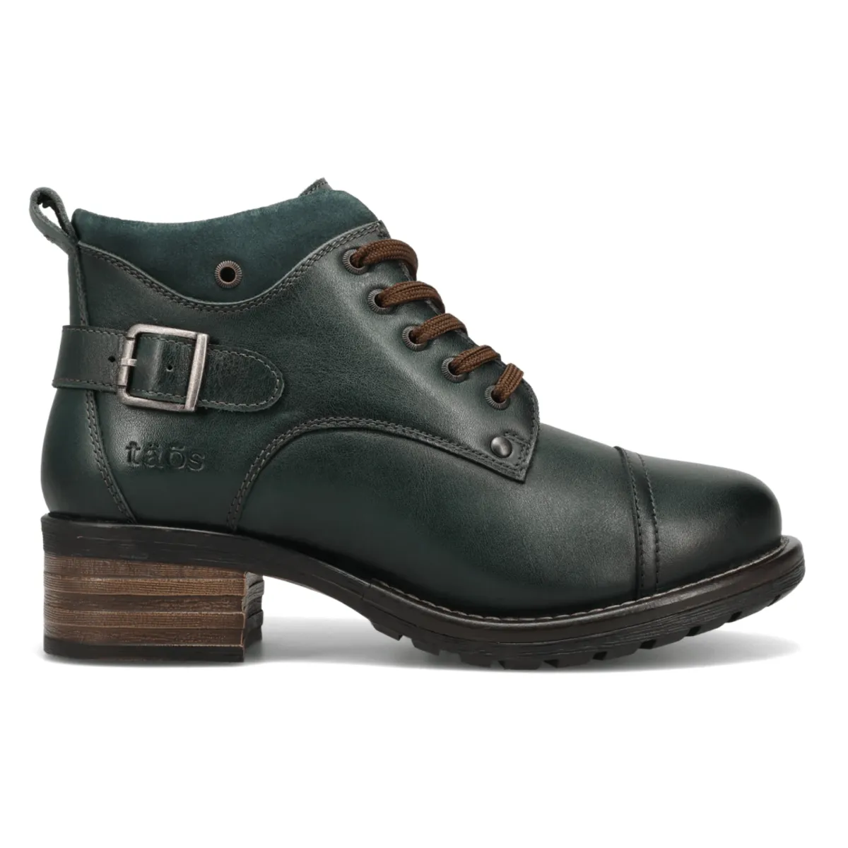 Quiet Step Fashion Element Taos Women's Mini Crave Deep Teal Green Leather