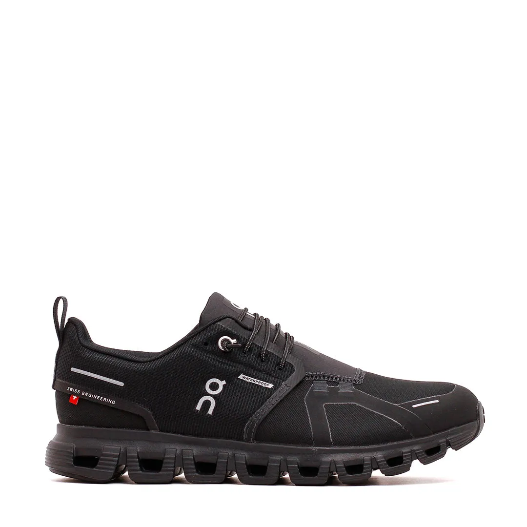 ON Women Cloud 6 WP Black 3WF10051043 running in cold weather racquetball shoes