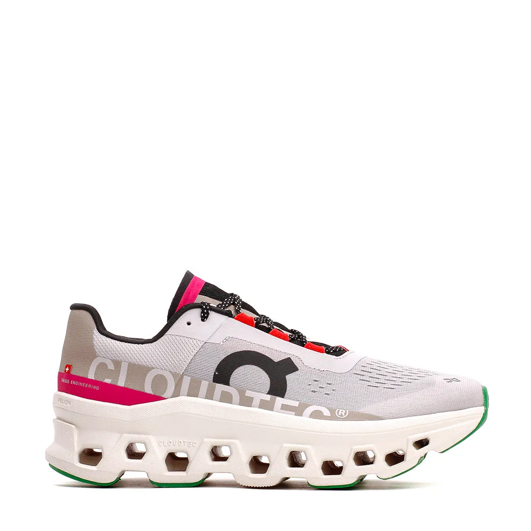 ON Women Cloudmonster Silver Ivory Core 61.97652 shock - dispersion shoes