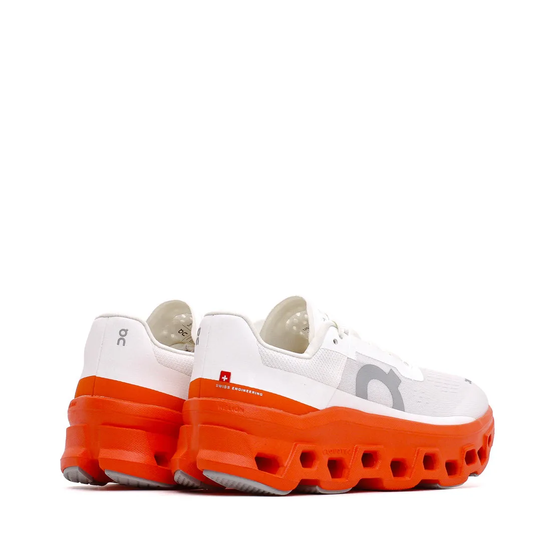 Astounding shock absorption post - workout ON Women Cloudmonster White Flame 61.97724