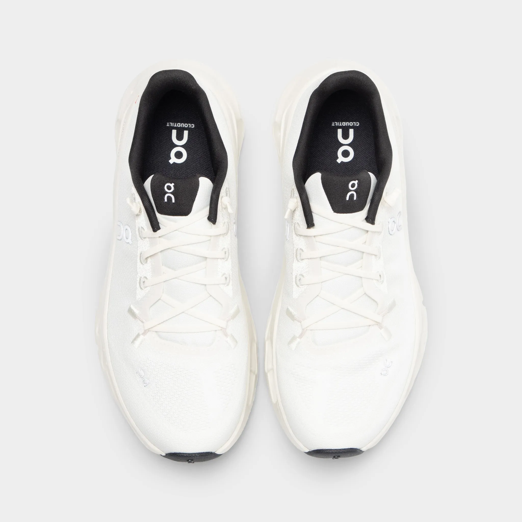 On Women's Cloudtilt Pearl / Ice Embroidered design