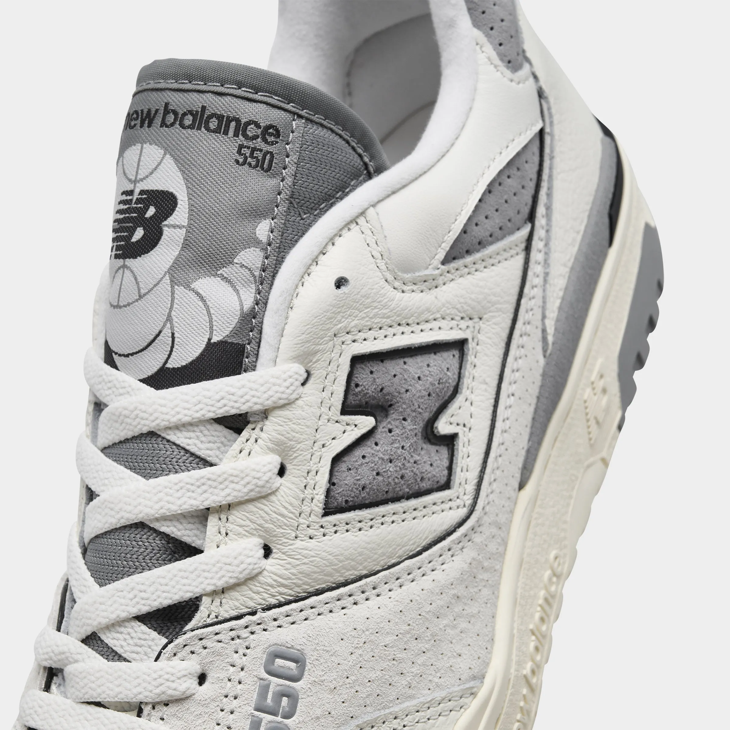 New Balance 550 Sea Salt / Slate Grey Eva Midsole