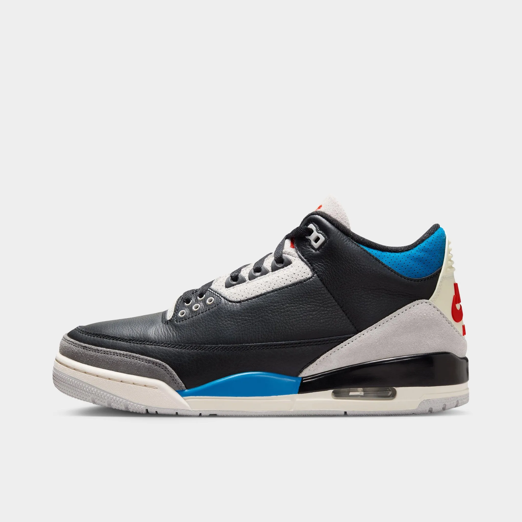 Jordan 3 Retro OG Black / Chile Red - Neutral Grey Dark Edge