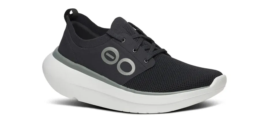 Hard OOFOS OOMY STRIDE MEN'S BLACK/WHITE