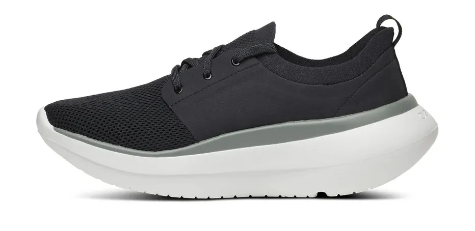 OOFOS OOMY STRIDE MEN'S BLACK/WHITE for interval training hot material