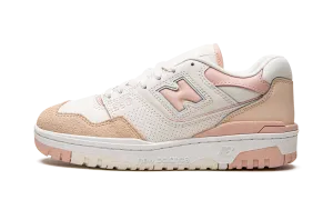 running in the wind shoes hard - wearing outsole shoes 550 WMNS "White Pink"