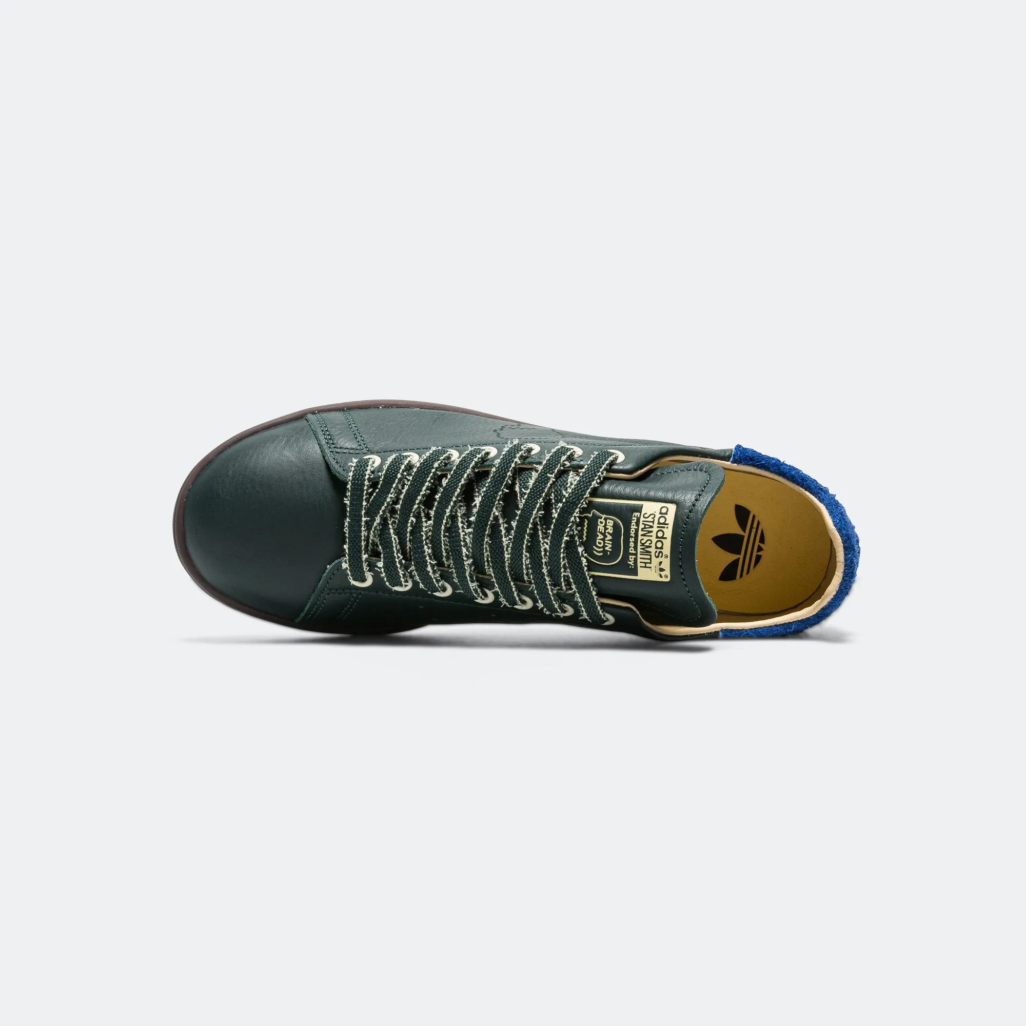Classic Easy Grip Stan Smith x Brain Dead - Dark Green/Bahia Light Blue-Sand Strata