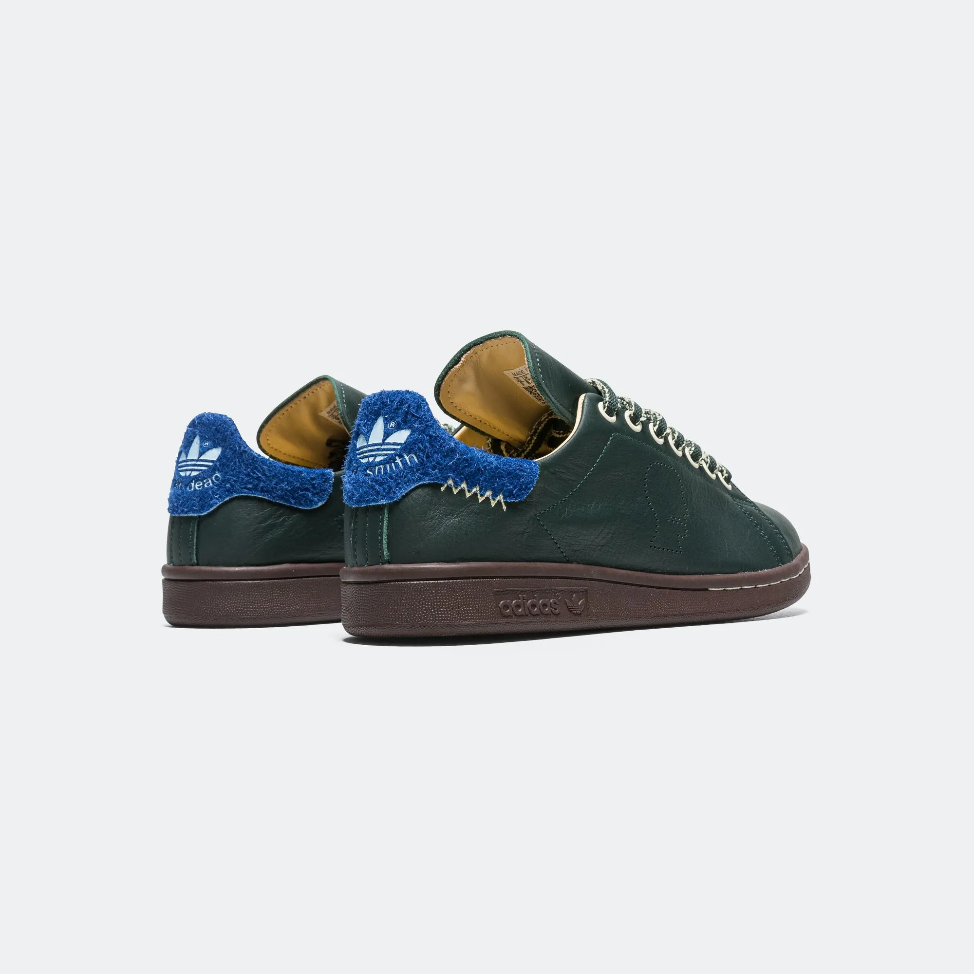 Fast Fit Dynamic Comfort Stan Smith x Brain Dead - Dark Green/Bahia Light Blue-Sand Strata