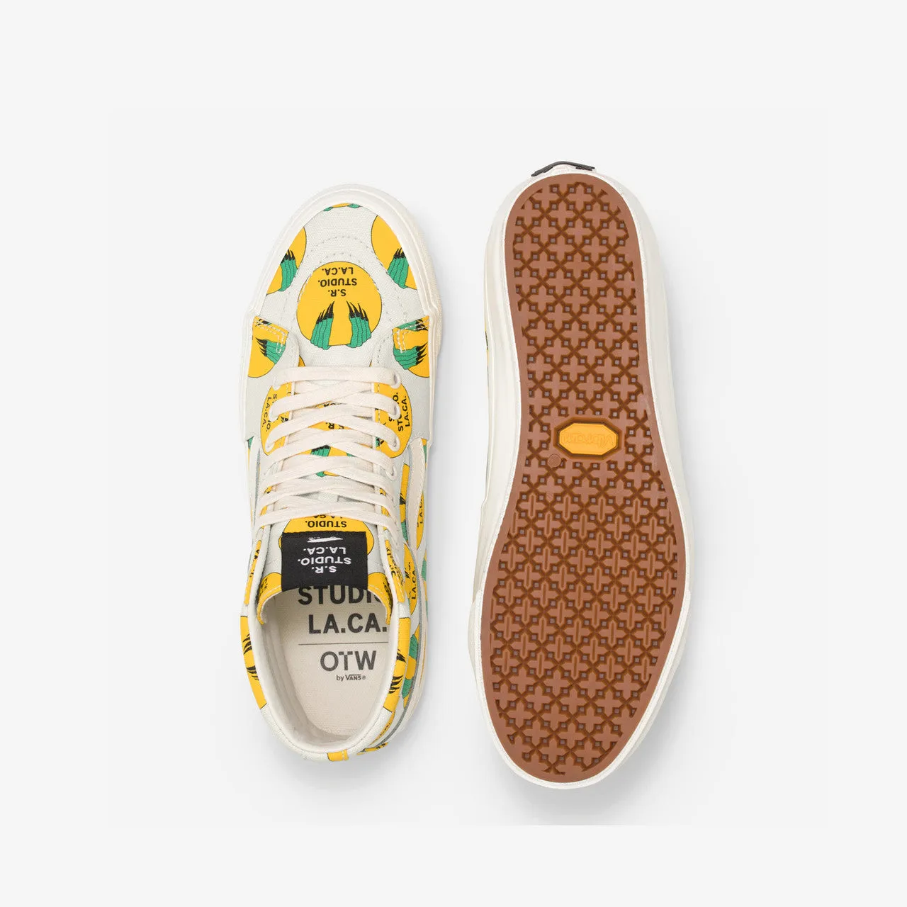 Running   Ready Stylish Flex OTW Sk8-Hi 38 Vibram x Sterling Ruby