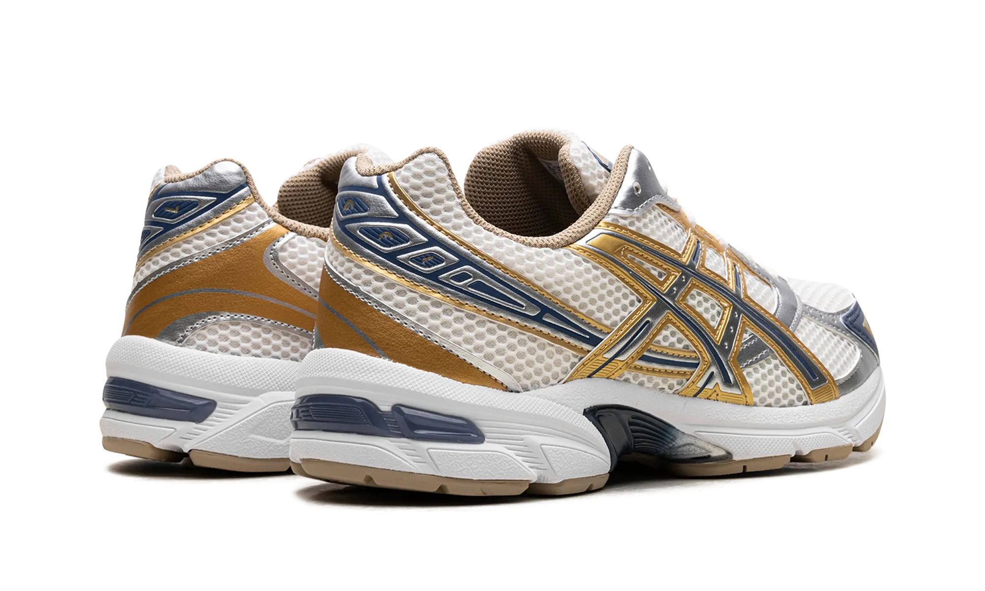 Gel-1130 "Cream Pure Silver Gold Blue" shoe repair disabled - athlete