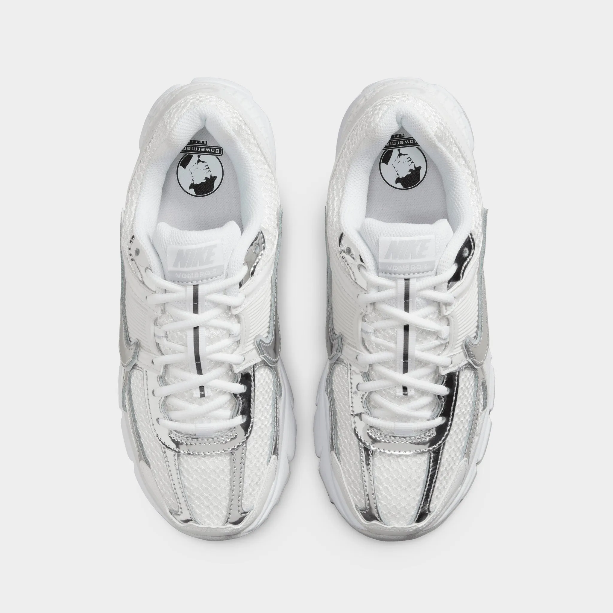 Party Mood Bright tone Nike Women's Zoom Vomero 5 White / Metallic Silver - Summit White