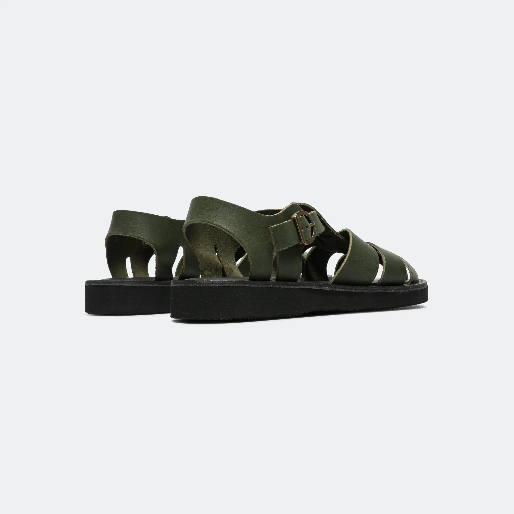 Gurkha Sandal - Pottery Green Footwear for Active Lifestyle Shock absorption