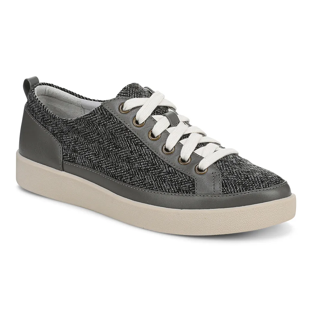 Soft Footwear Premium Walk Womens Vionic Winny Lace Up Sneaker in Slate Grey Multi